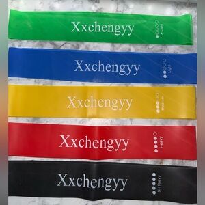Brand new set of 5 resistance bands